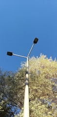 a street light with a street light