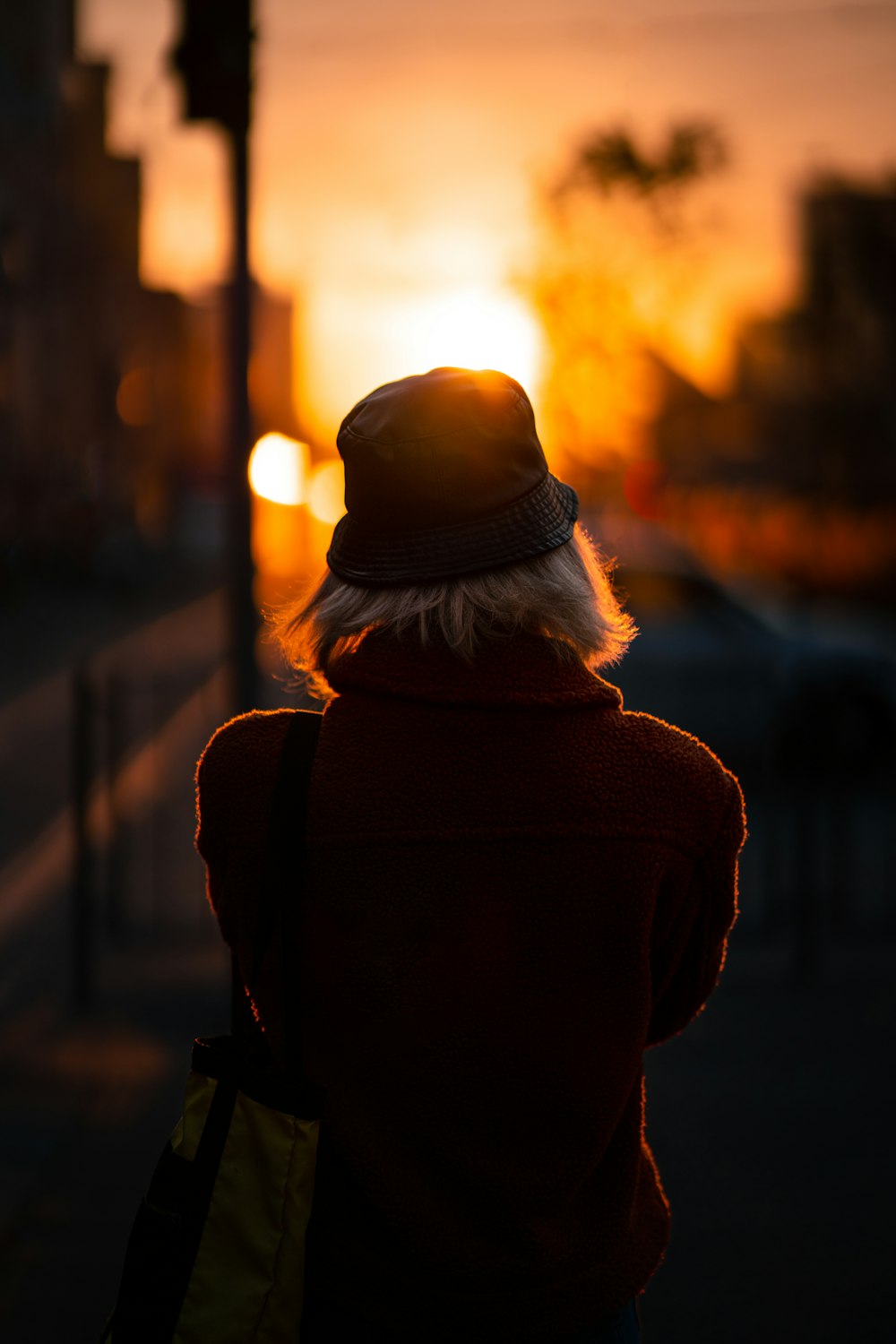 a person wearing a hat