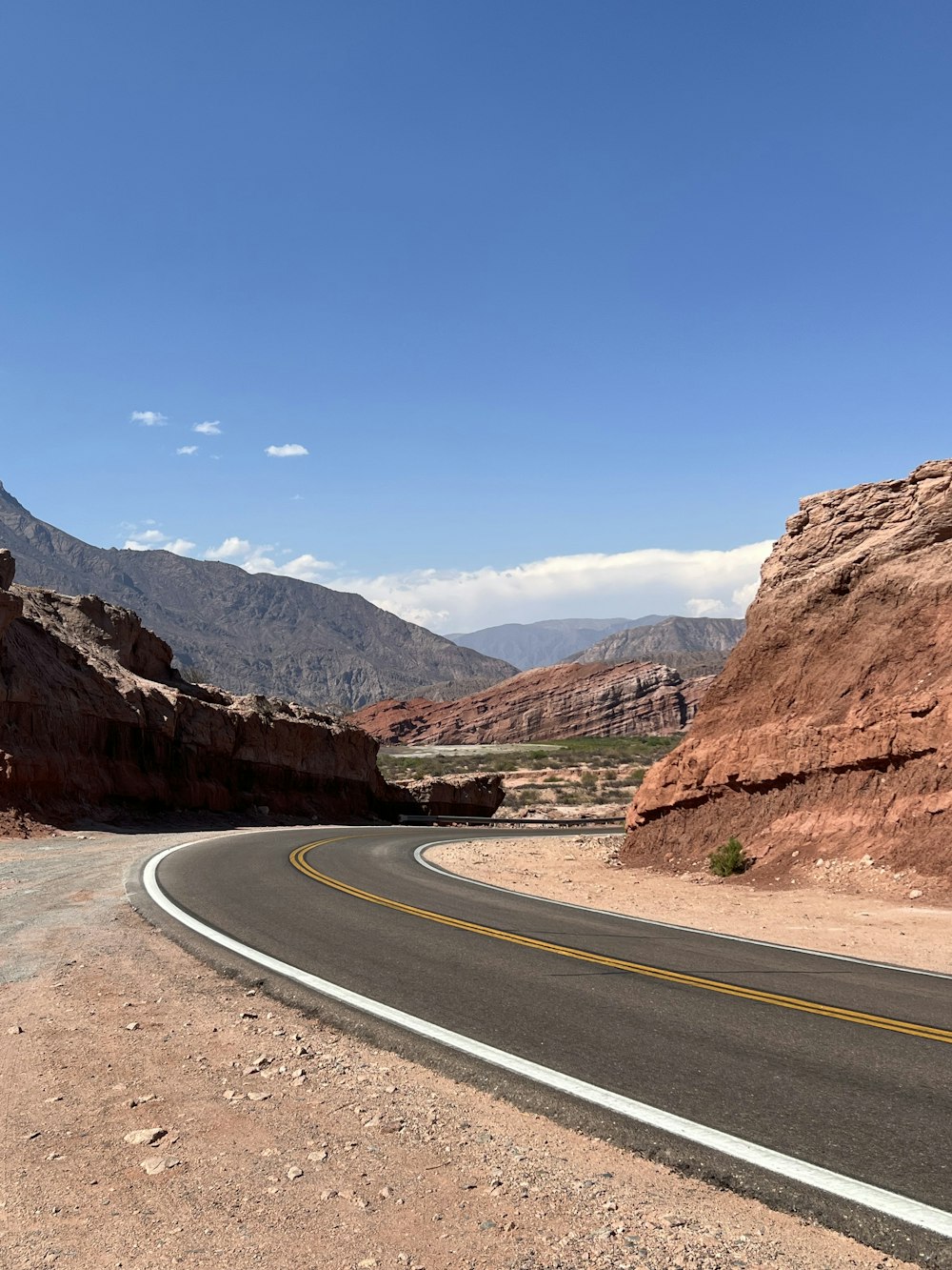 a road in the mountains