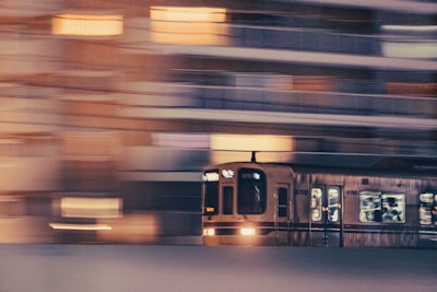 a train on the tracks