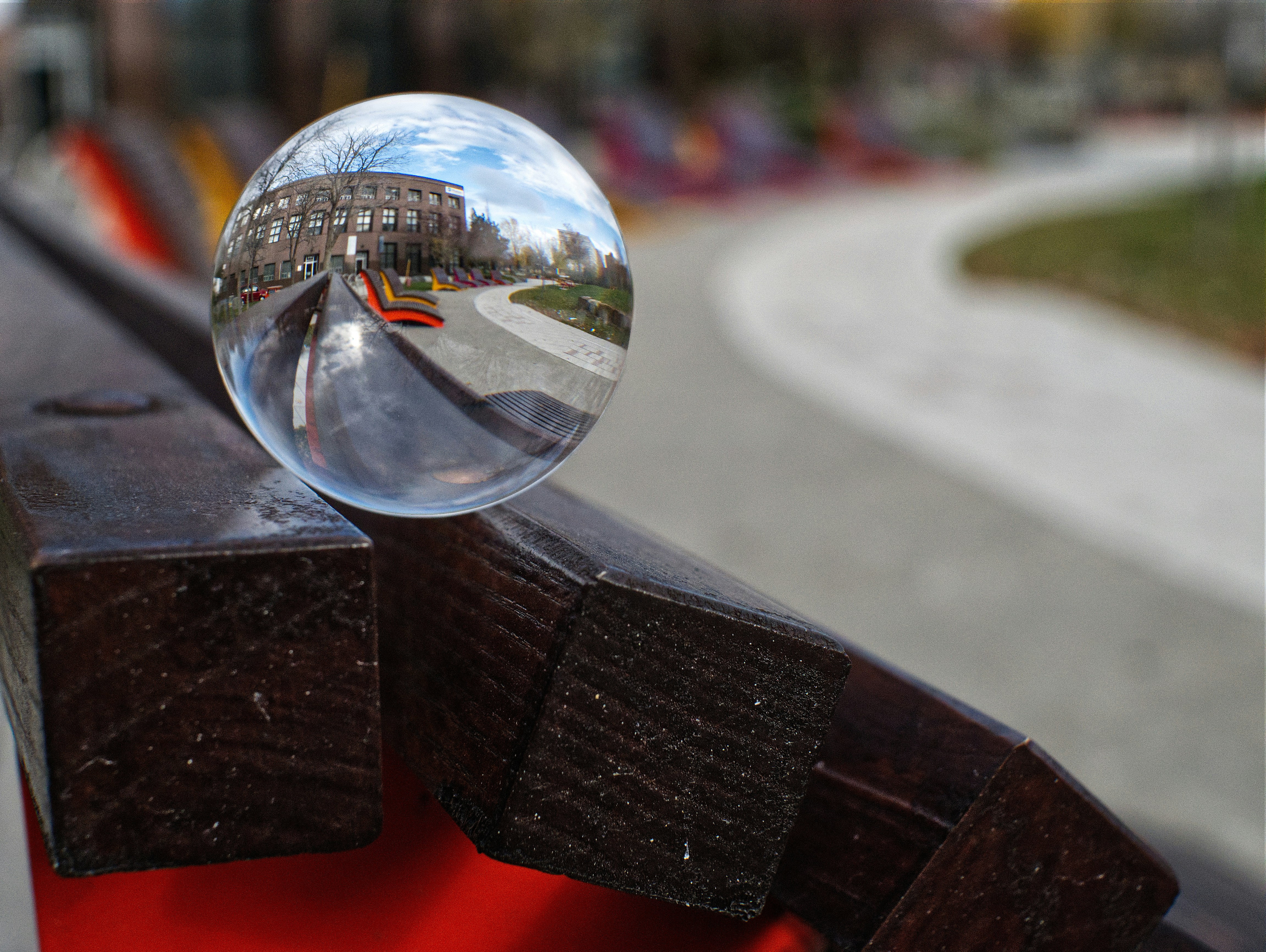 a pair of sunglasses on a table