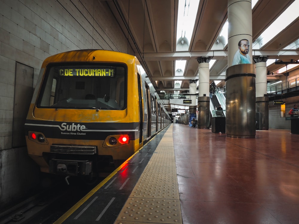 a train in a train station