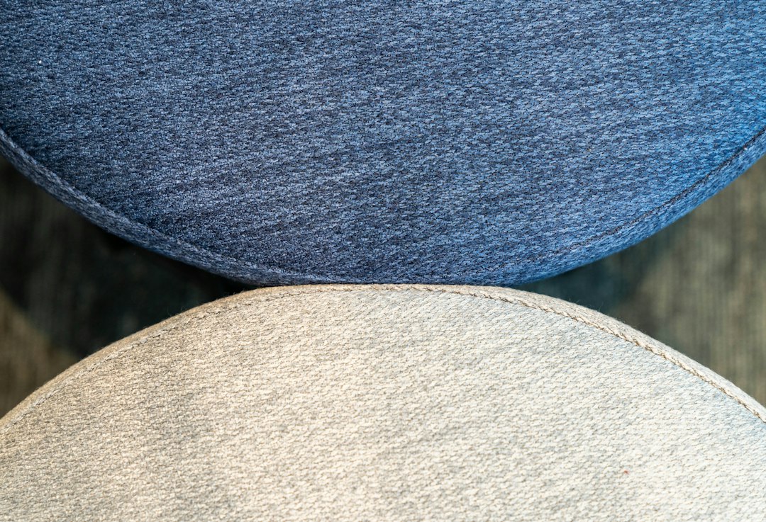 linen cushion closeup