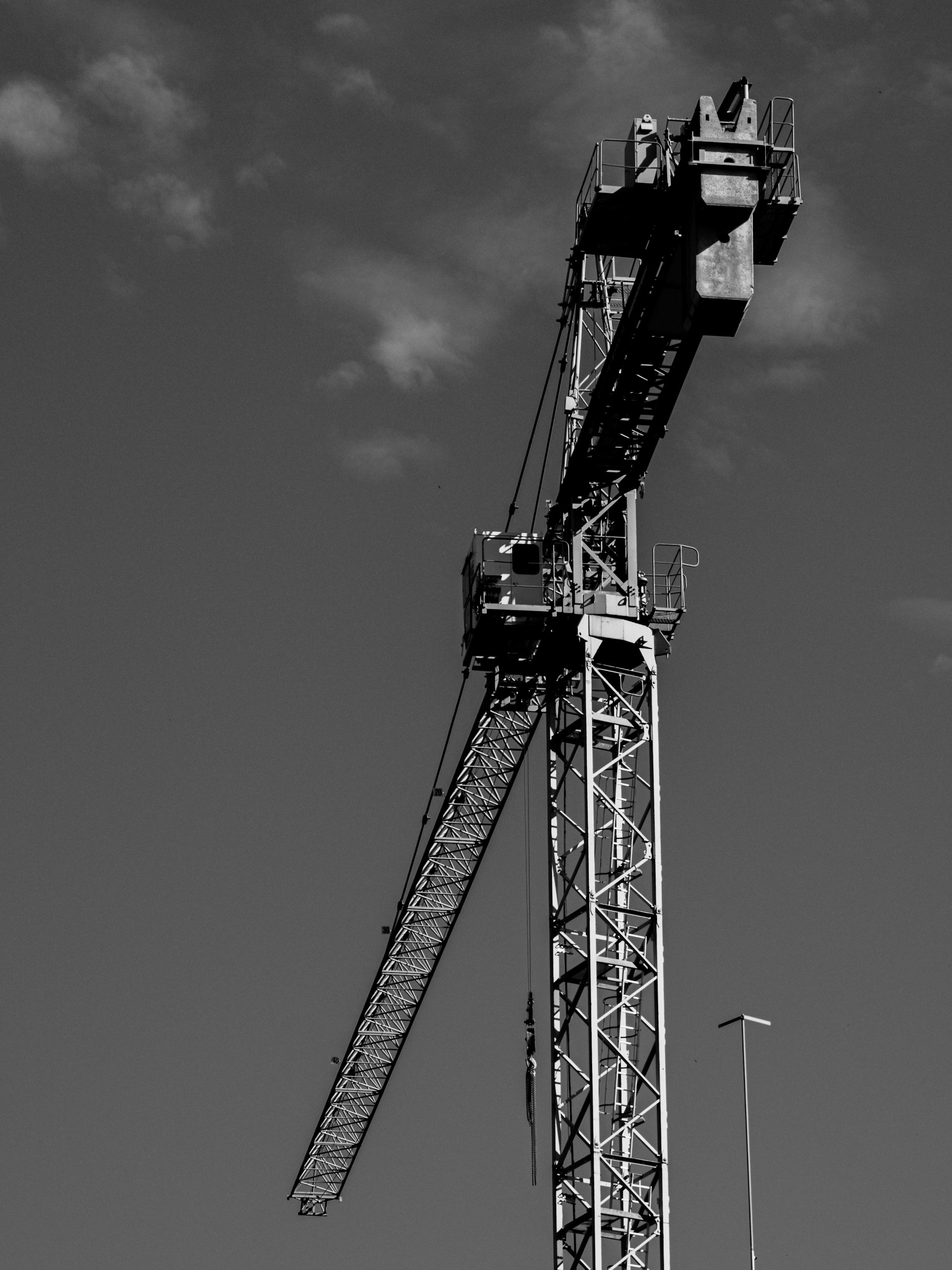 a large metal tower