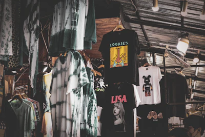 A stall at Chatuchak Weekend Market, Bangkok