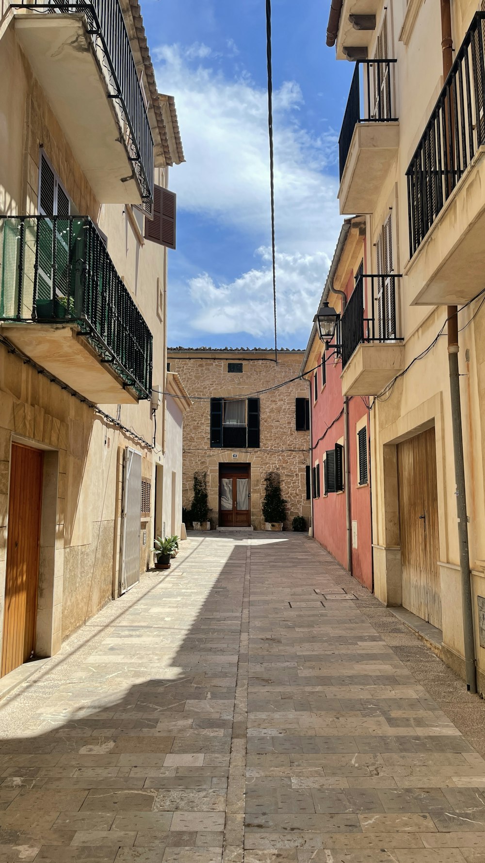 a street with buildings on both sides