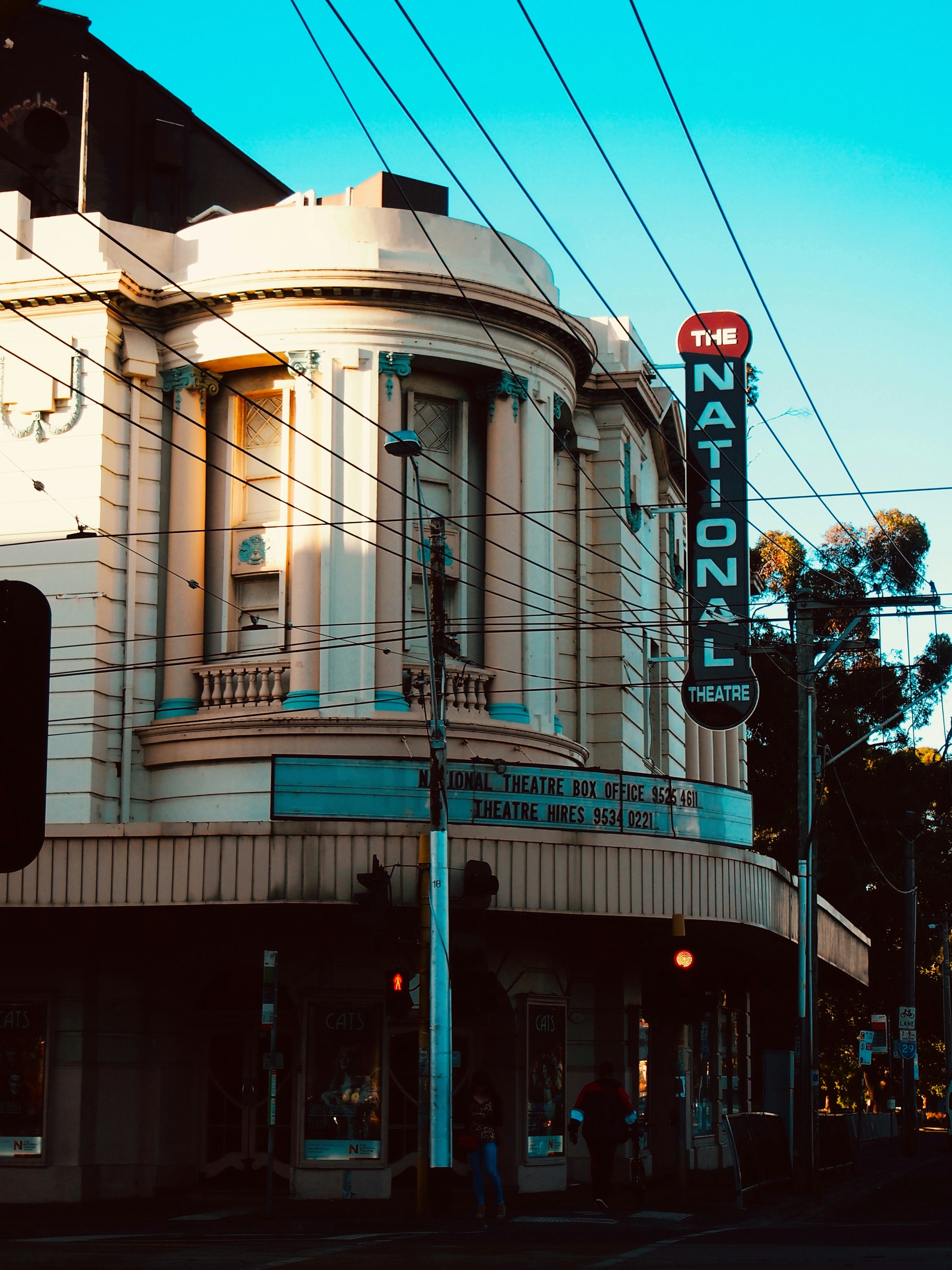 a building with a sign on it