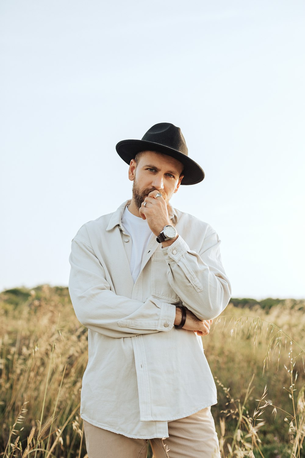 a man smoking a cigarette