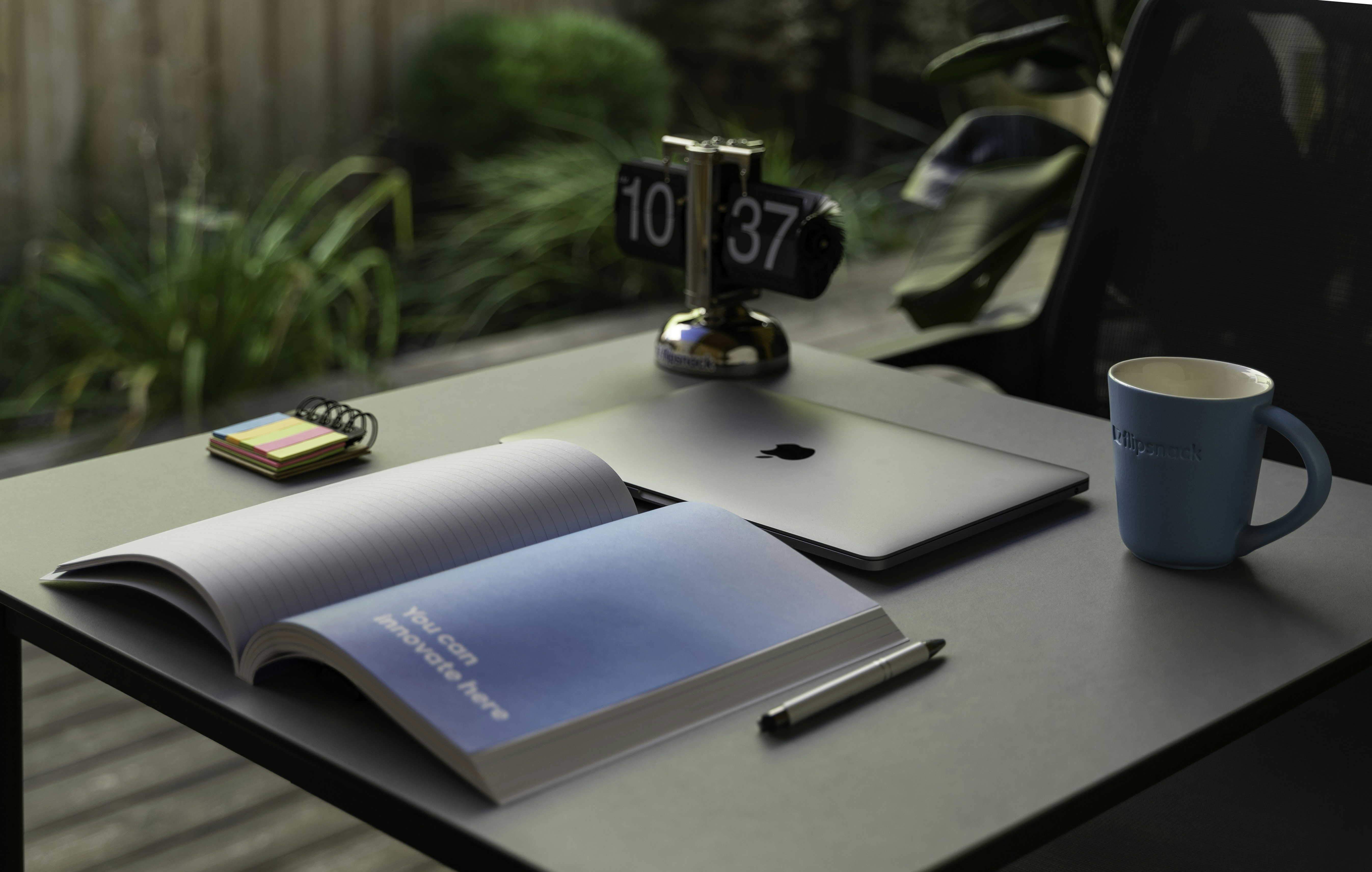 Laptop and notebook workspace