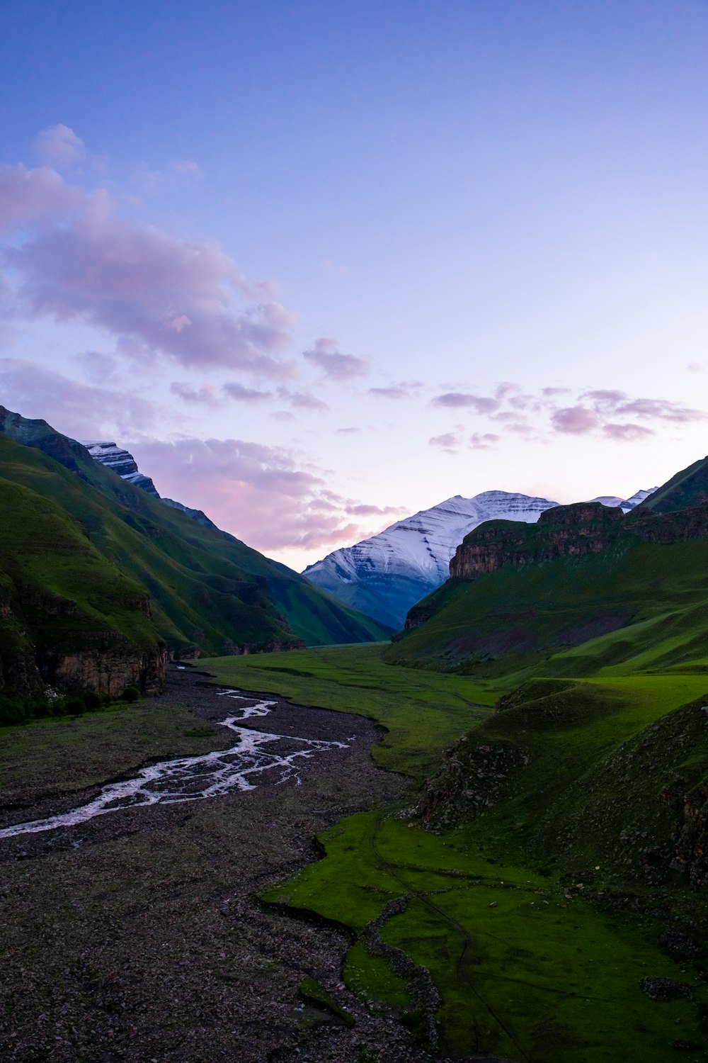 a river running through a valley