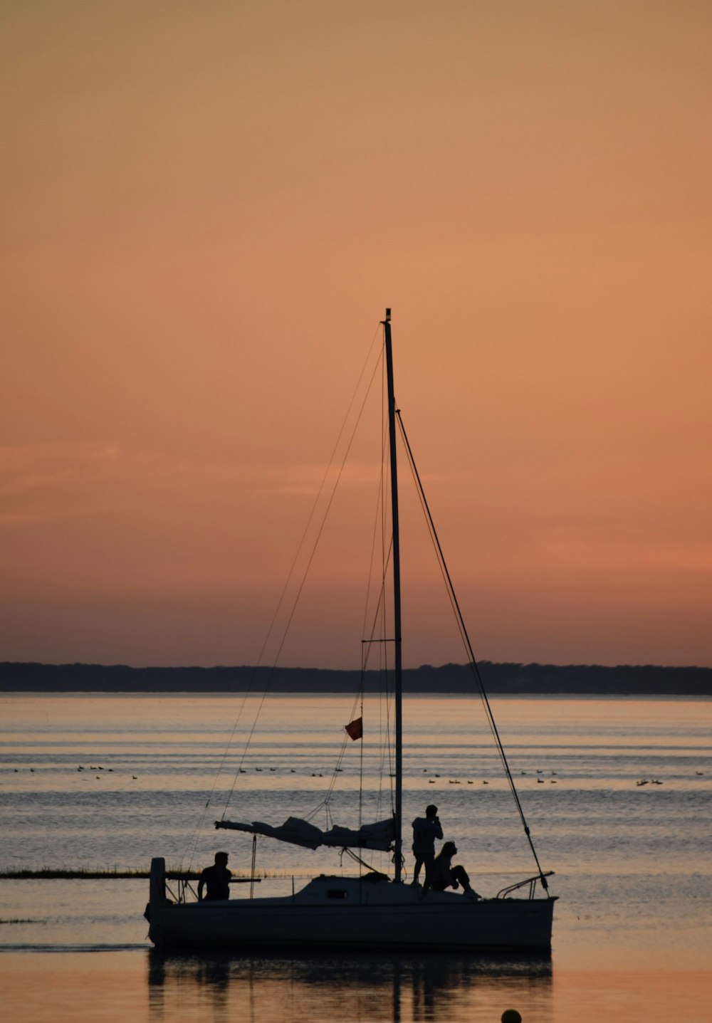 a boat in the water