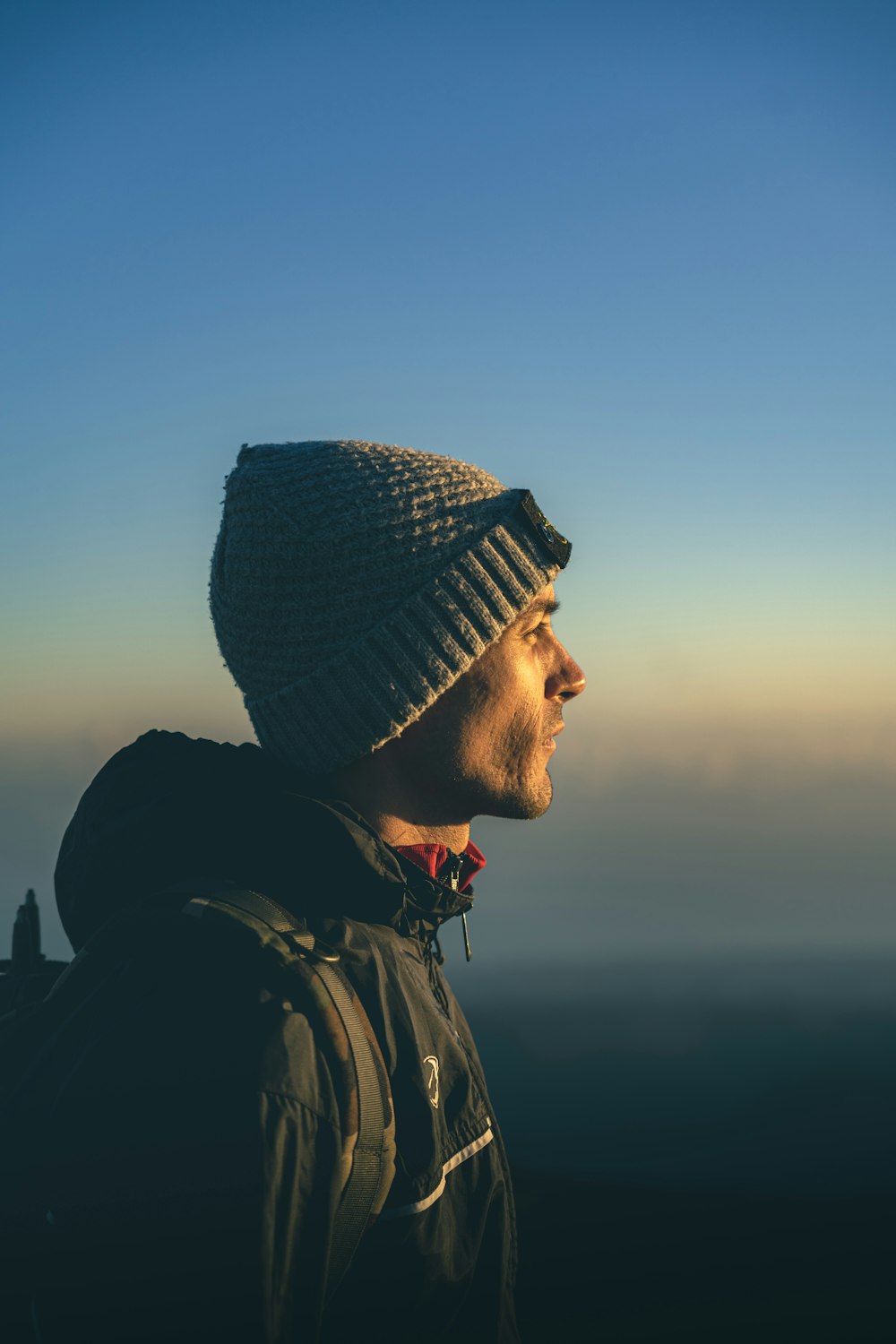 a man wearing a hat