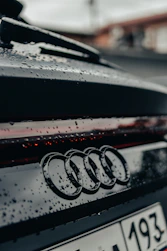 close up of a car's license plate