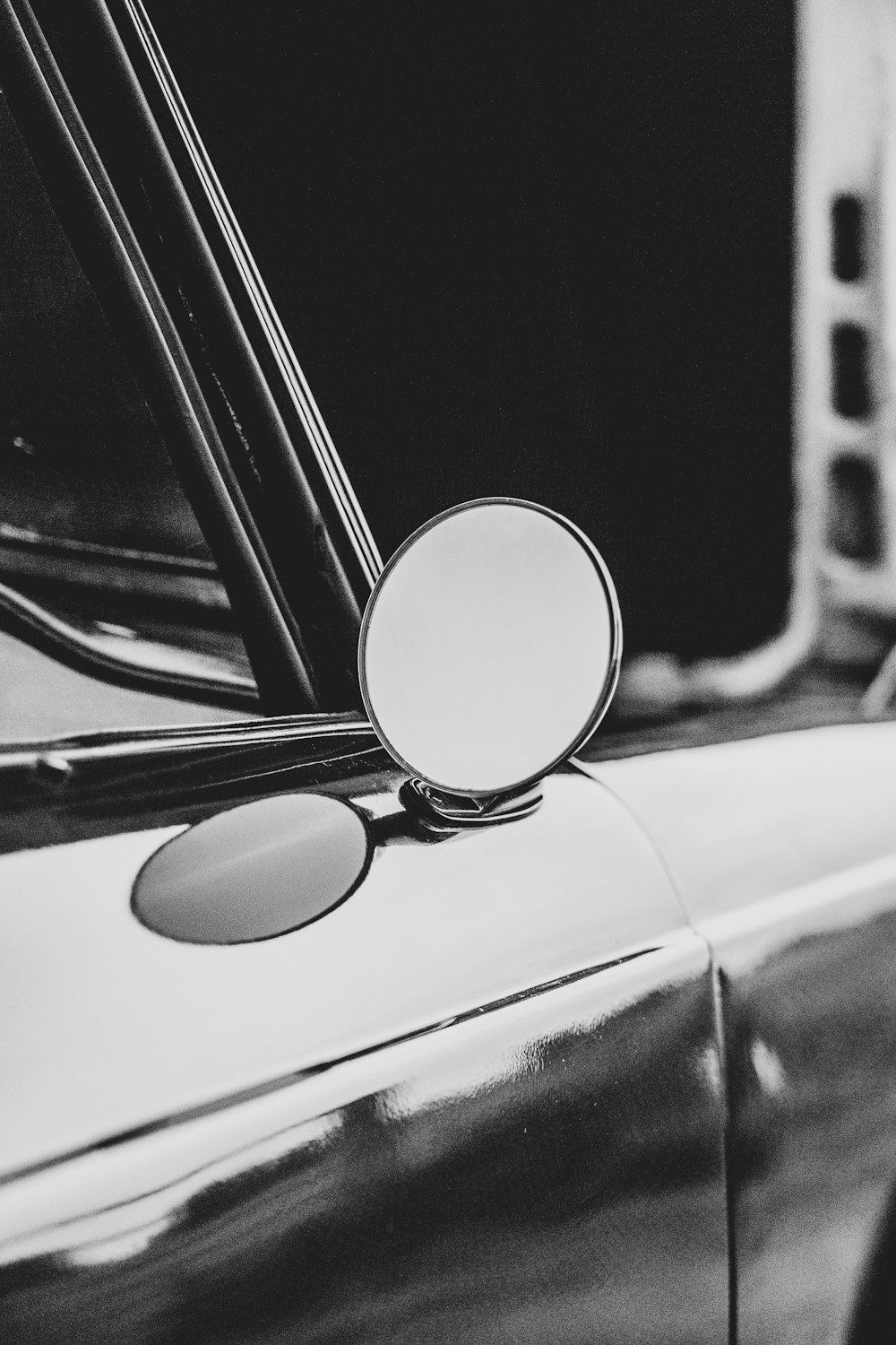 a pair of sunglasses on a car