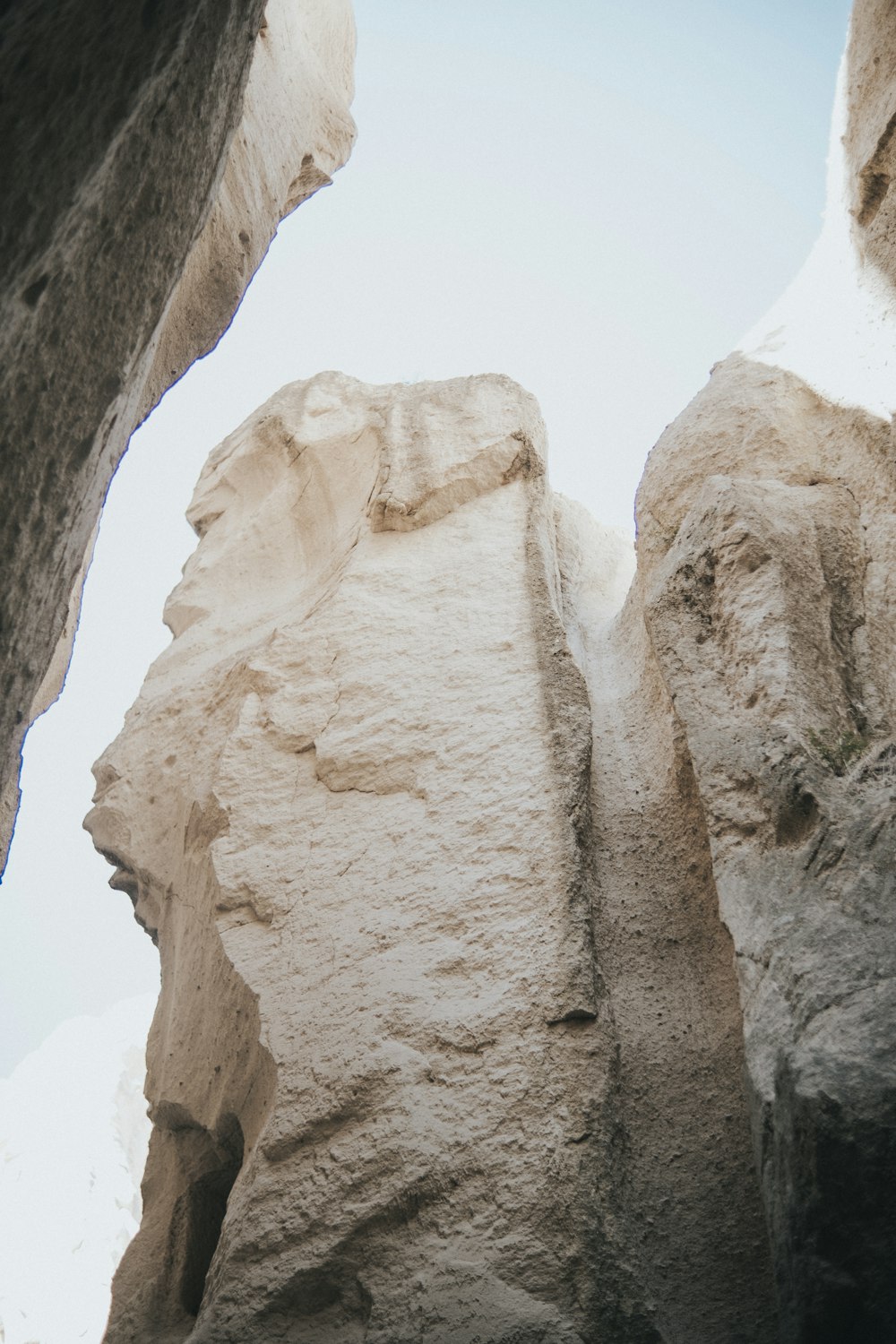 a close-up of a rock