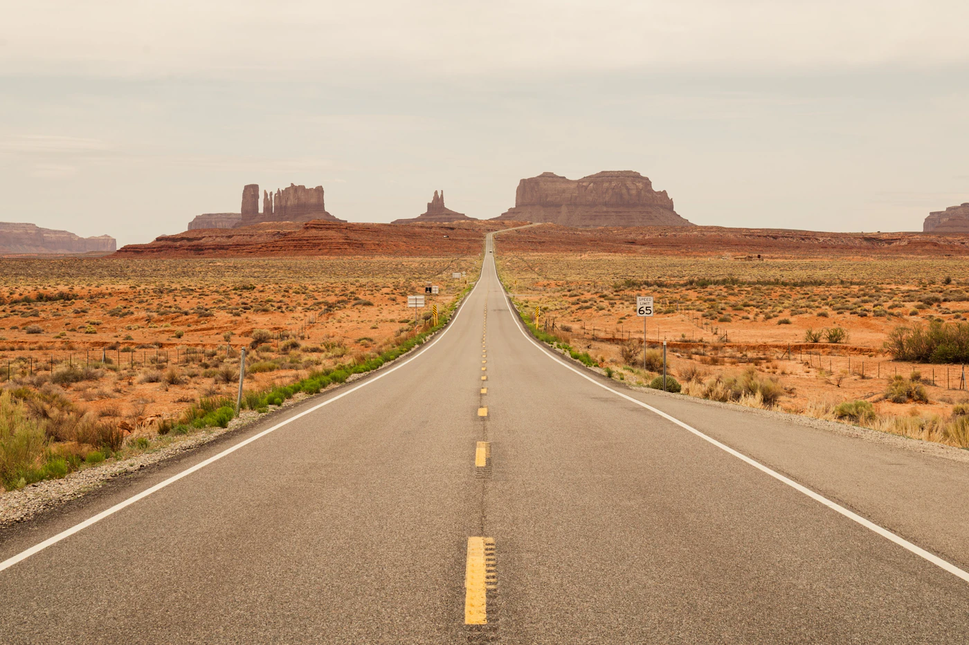 Affordable road trip through the American Southwest with a long open highway — Photo from Unsplash