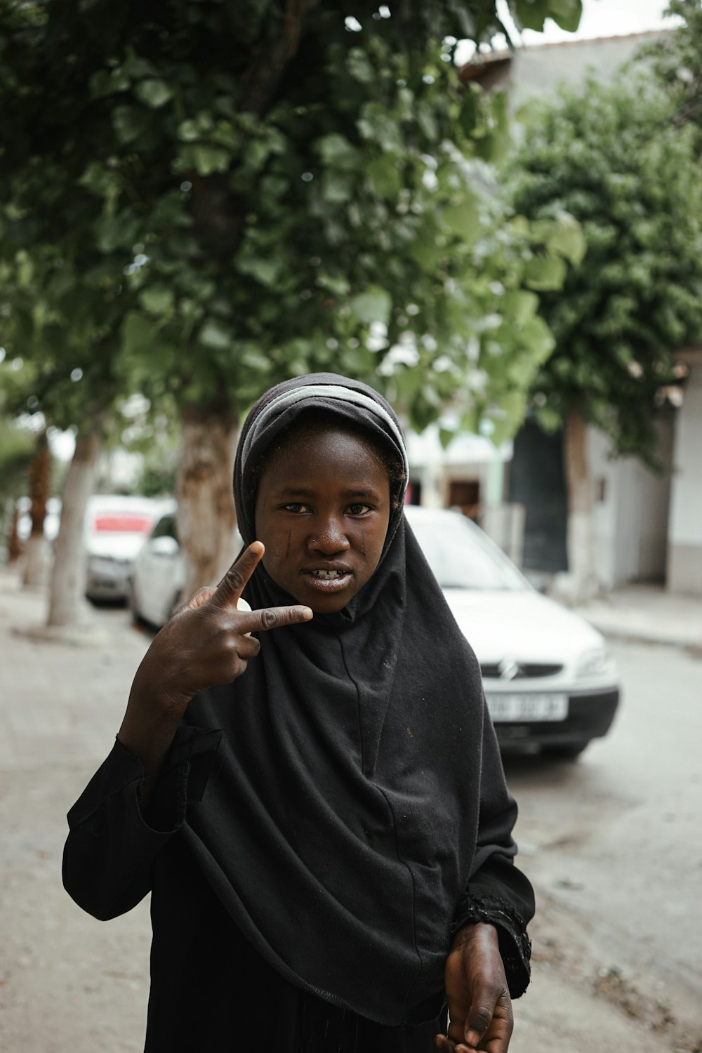 a person smoking a cigarette