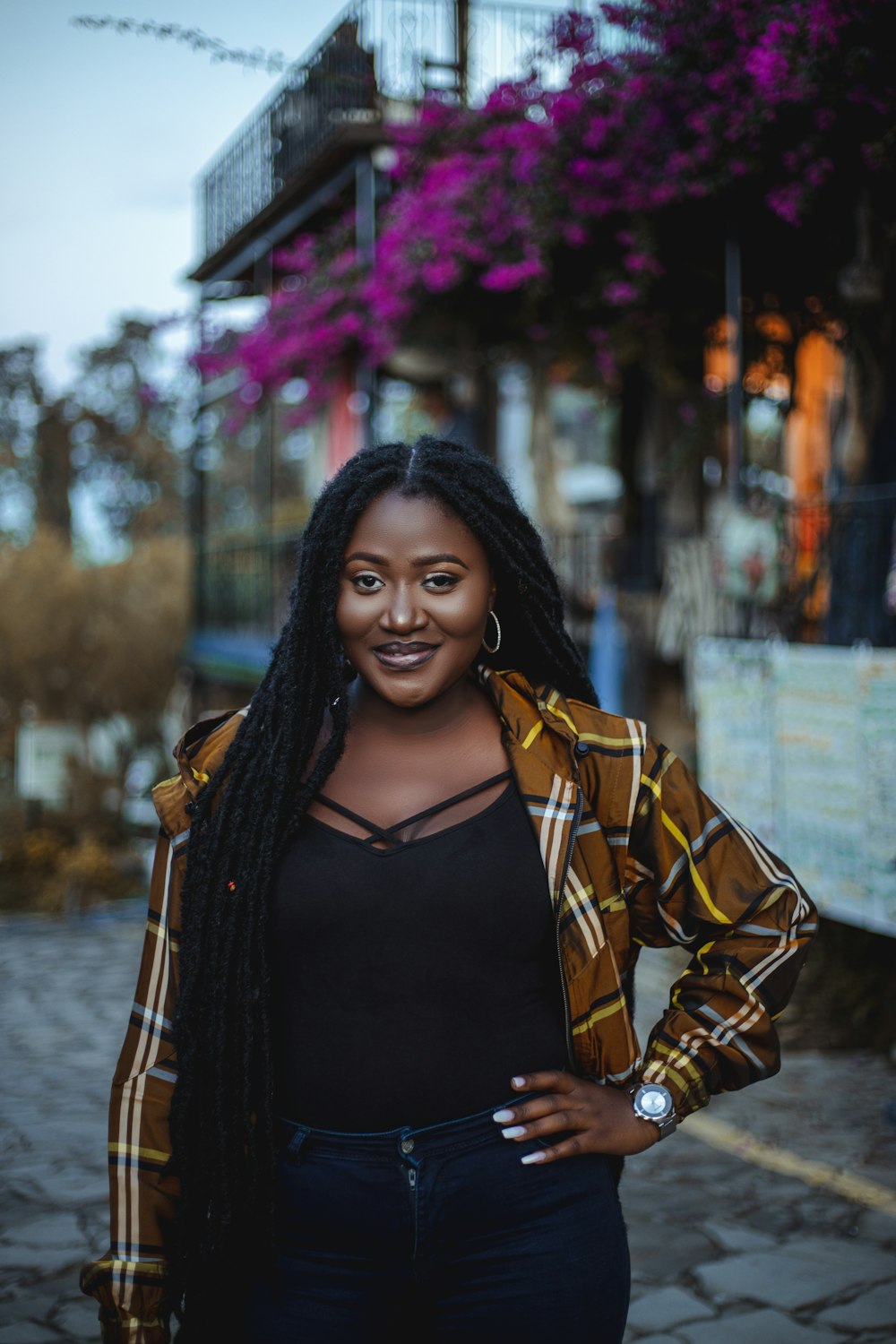 a woman posing for a picture