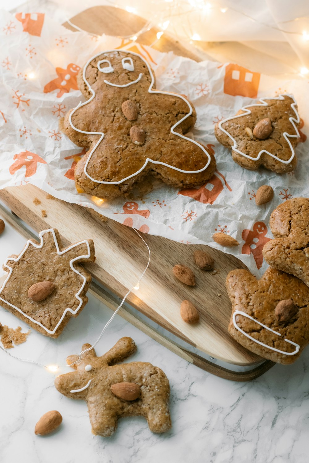 a cookie cutter and cookies