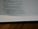 Close-up of a paragraph before and after tightening sentence structure for better flow.