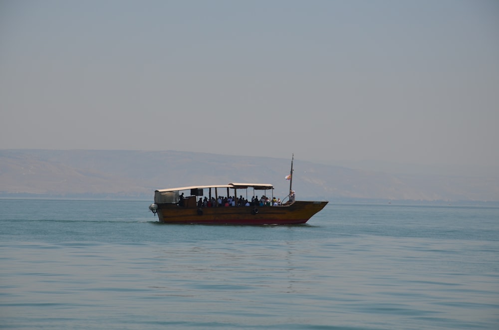 a boat on the water