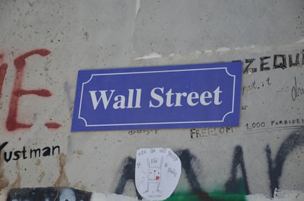 a sign on a wall