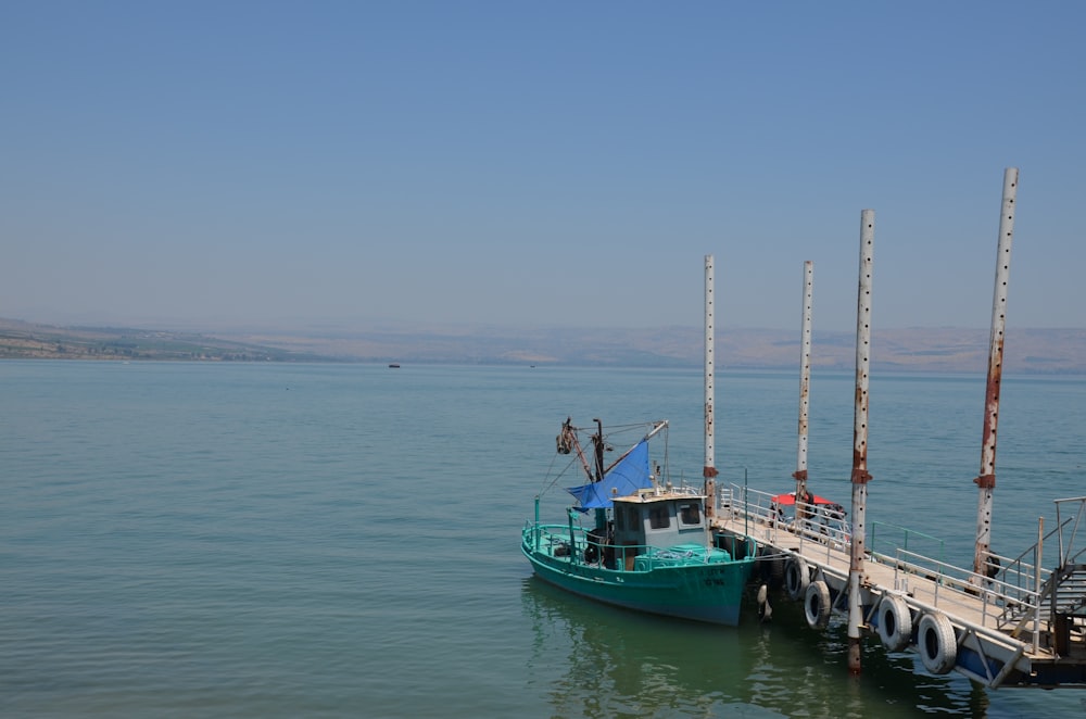 a boat in the water