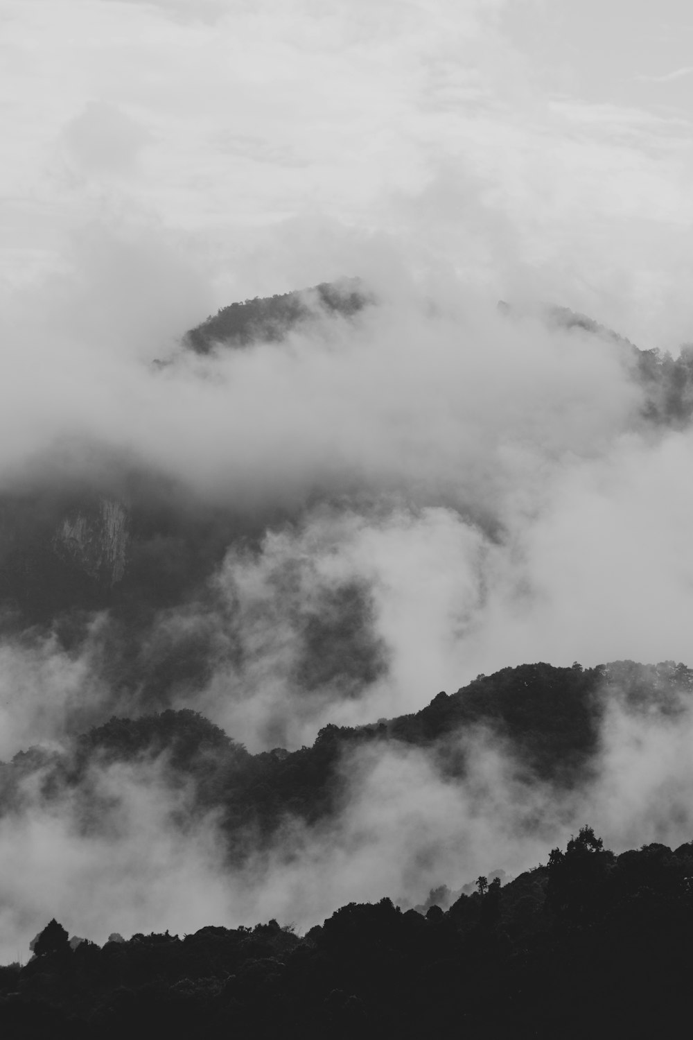 a large group of clouds