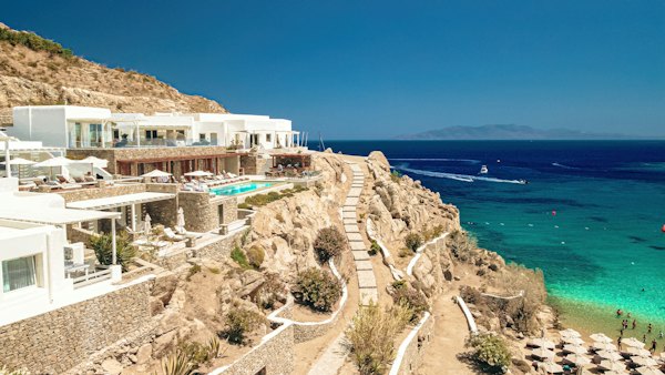 A resort on the beach — Mykonos, Greece