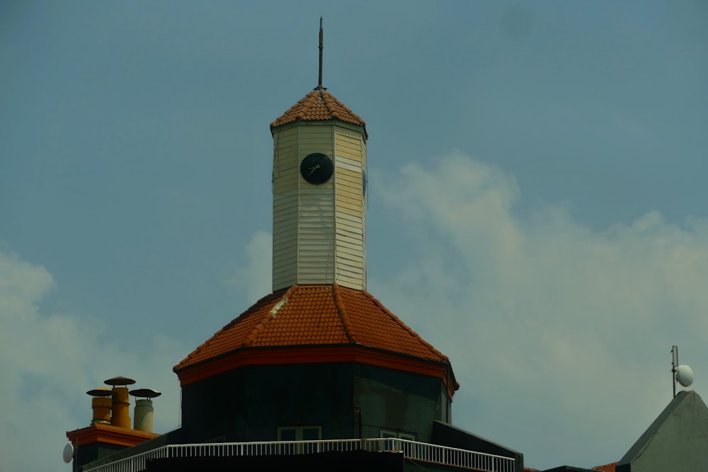 a building with a clock tower