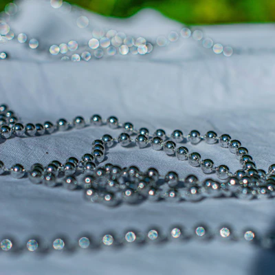 a close up of water drops