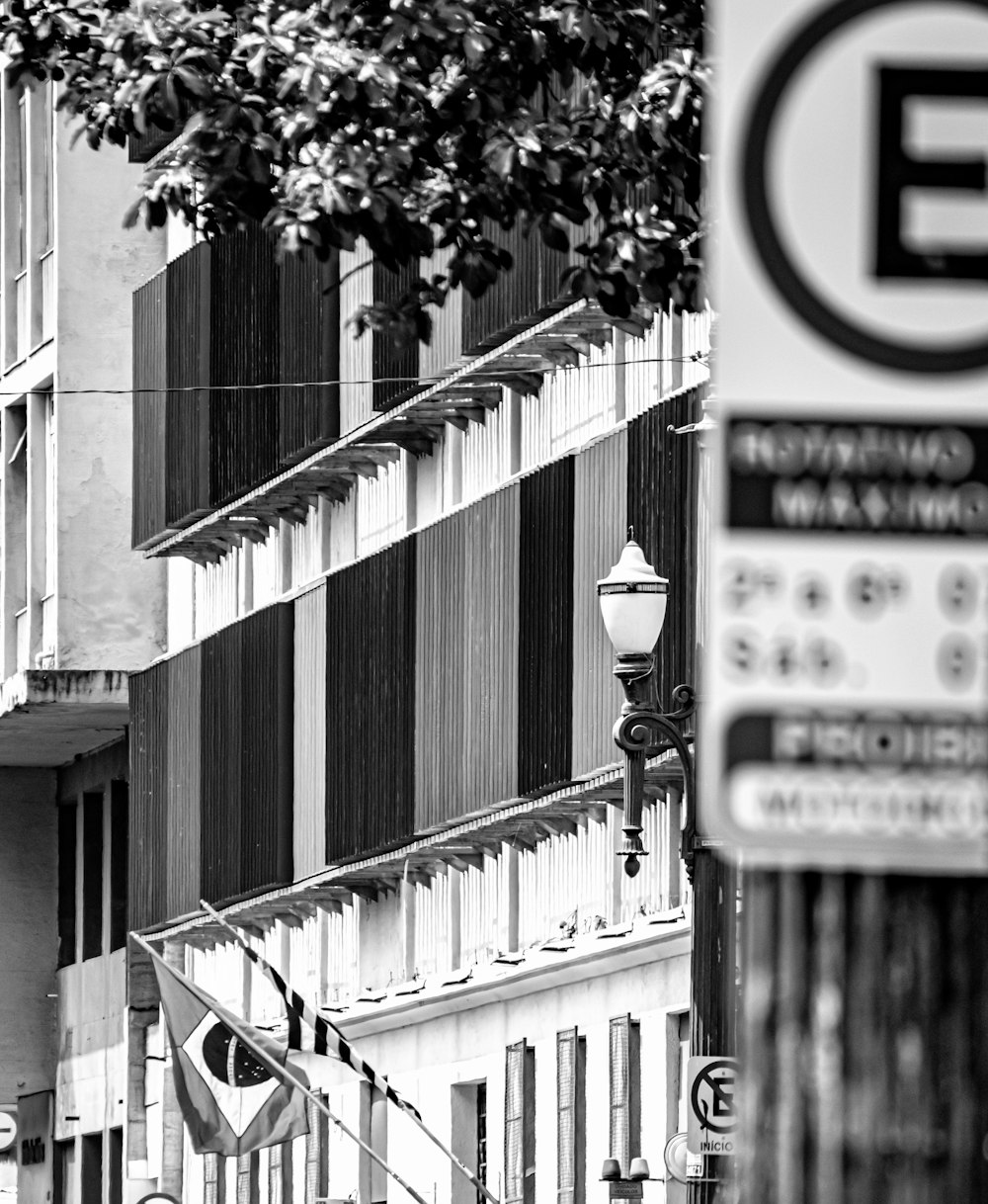 a street sign on a building