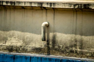 a pipe on a wall