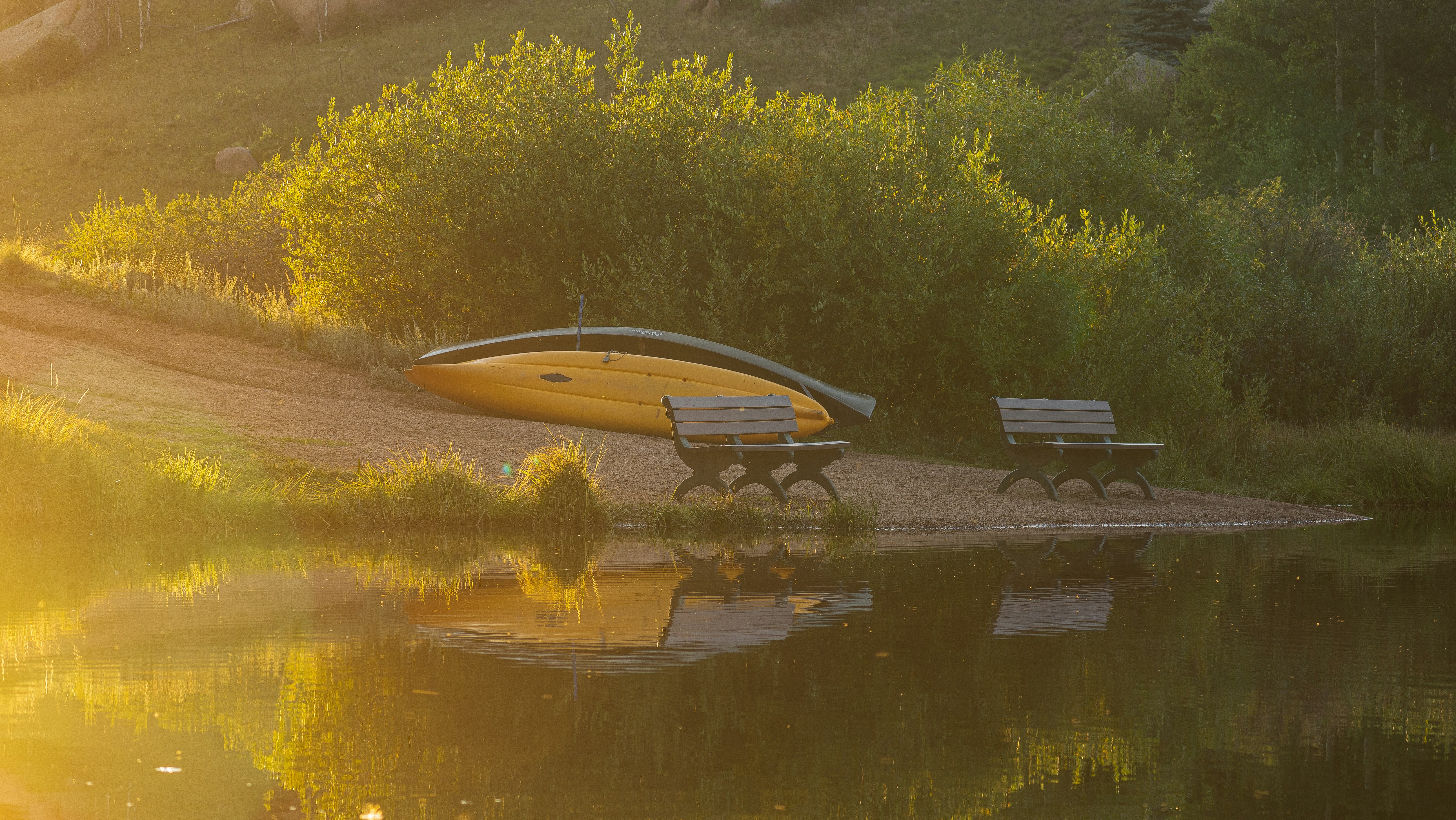 a boat sits on a dock