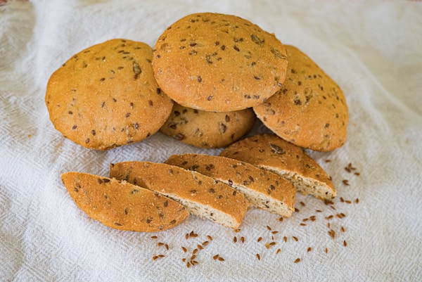 A pile of cookies