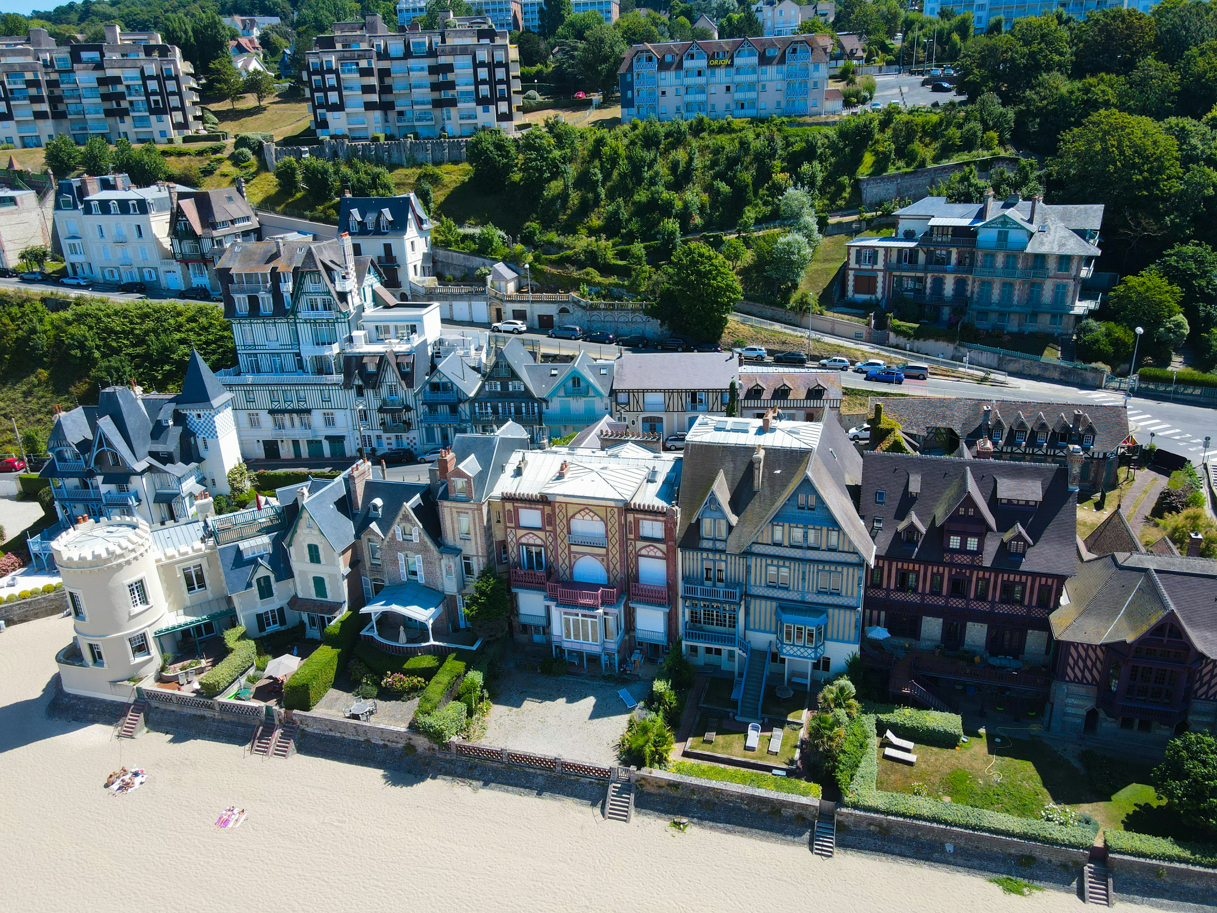 a group of buildings