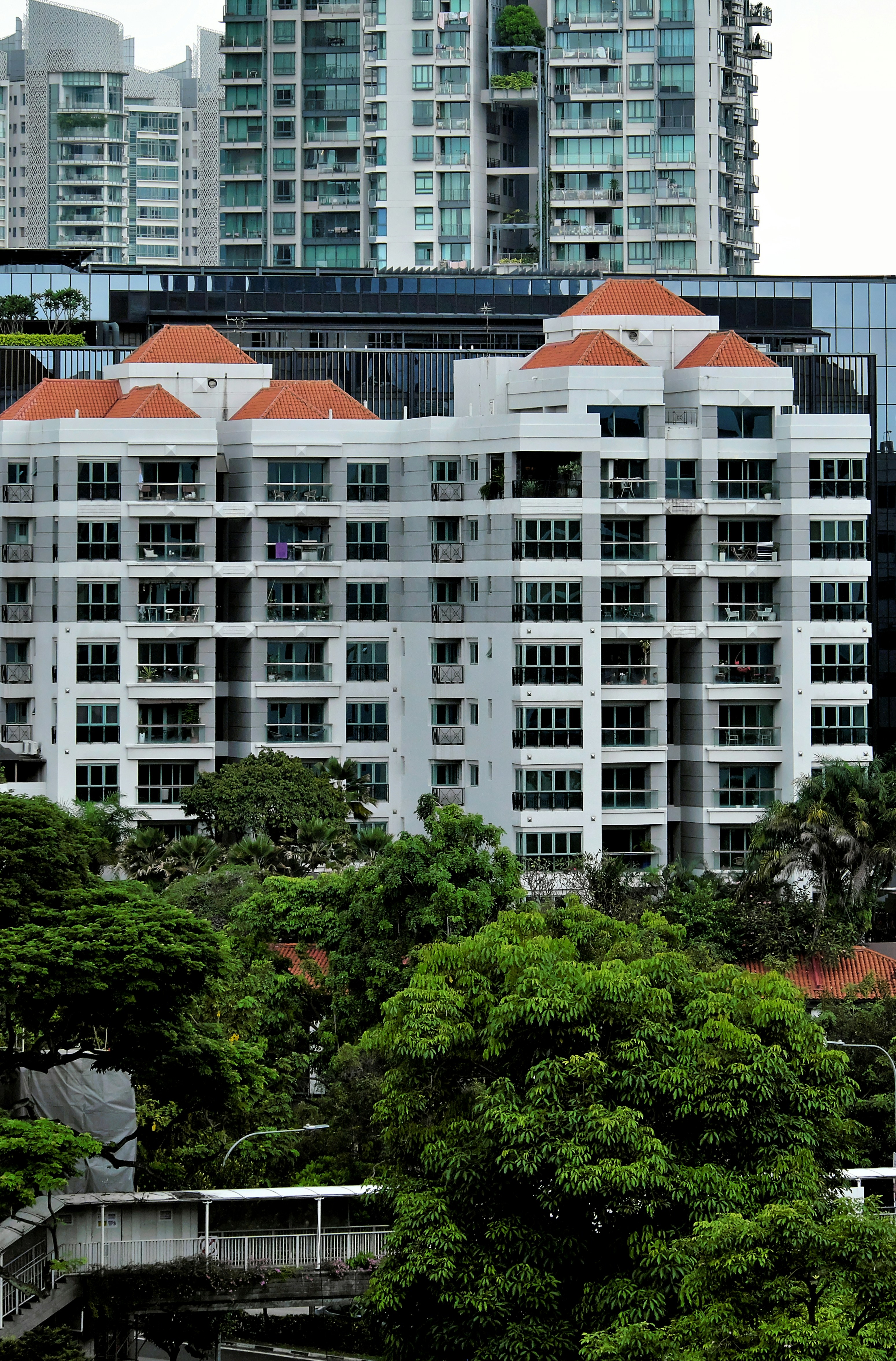 a building with many windows