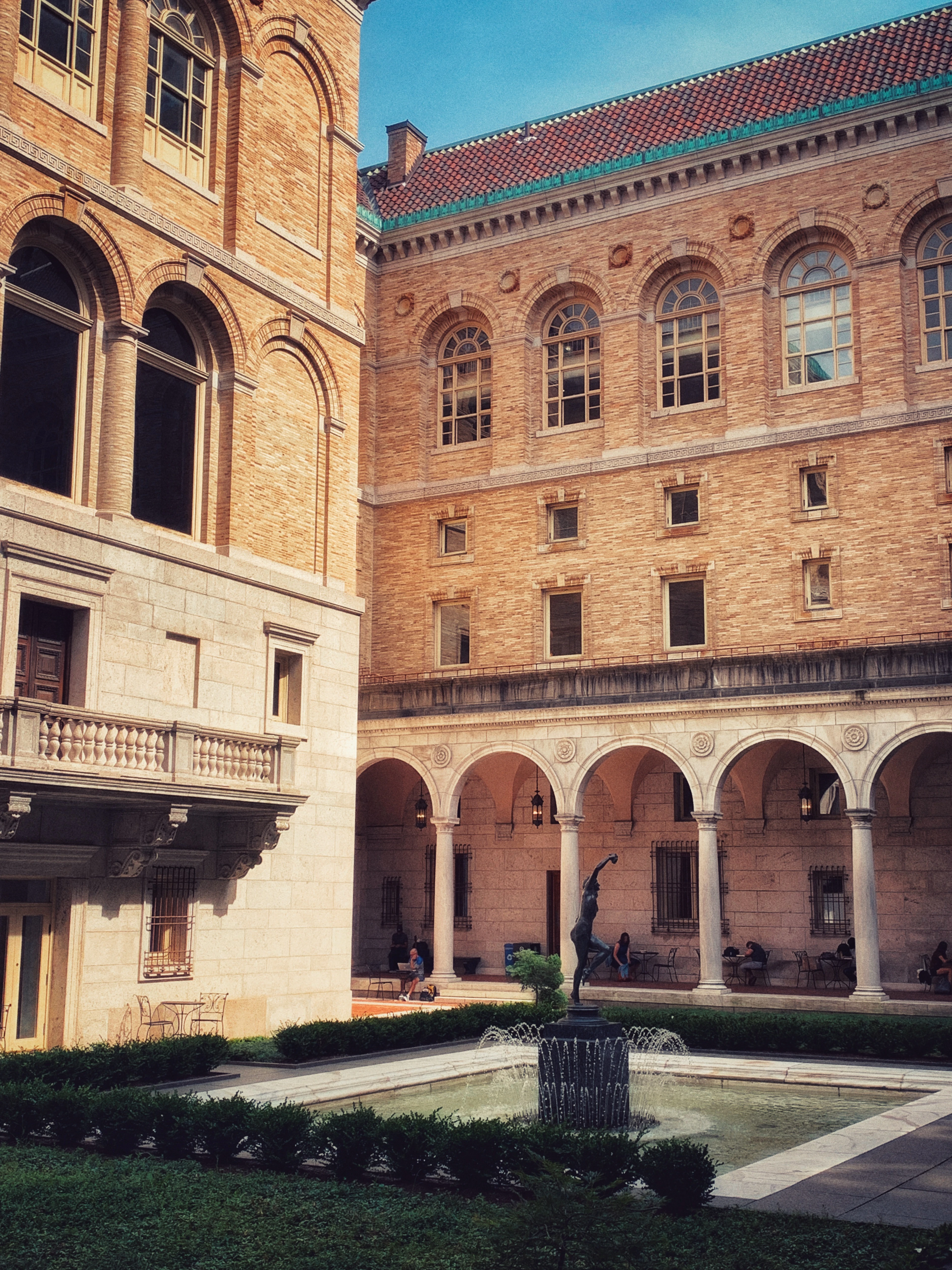 Courtyard of the Boston Public Library, Boston