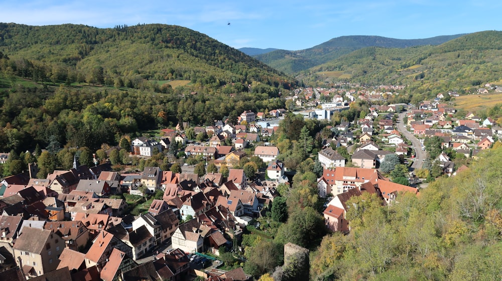 a town in the mountains