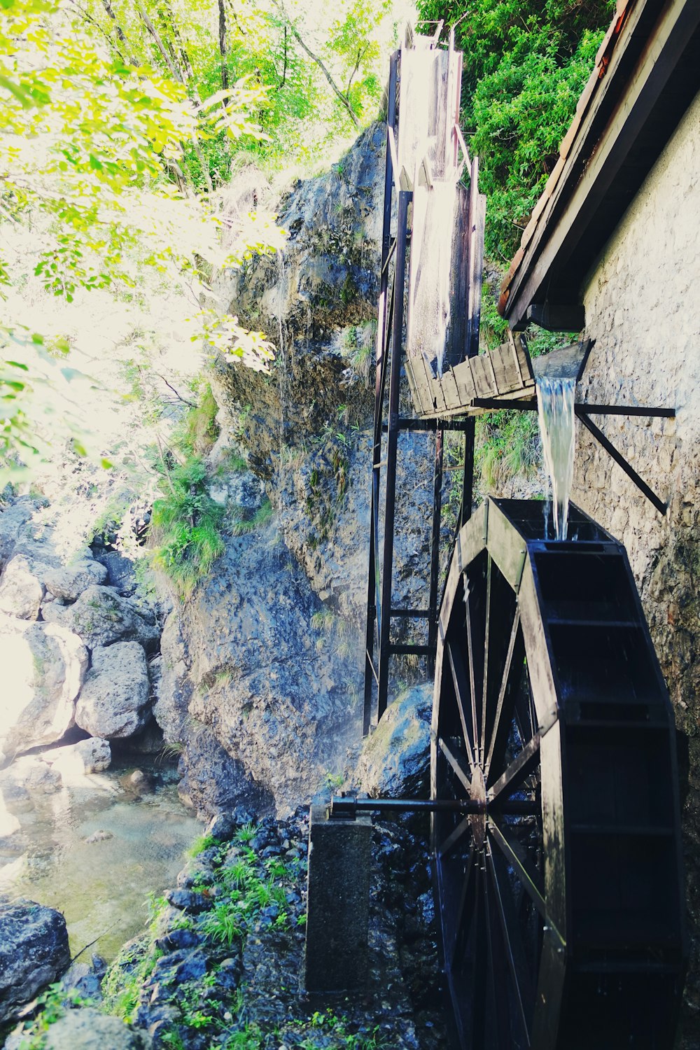 a building with a staircase