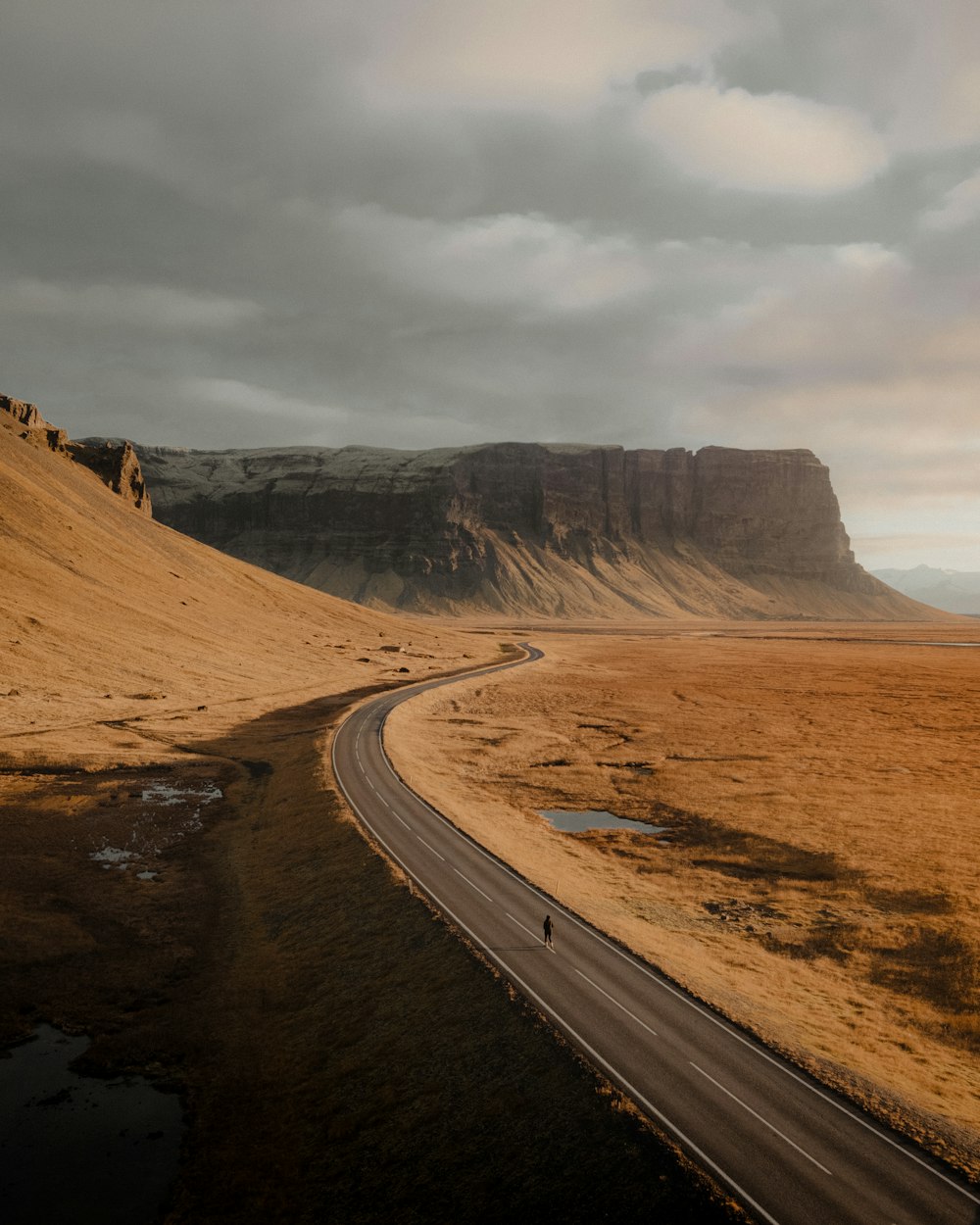 a road in the desert