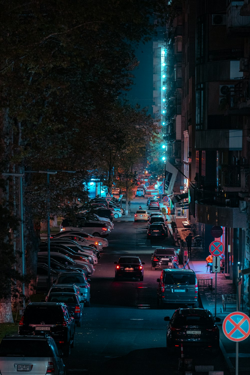 a busy street with cars