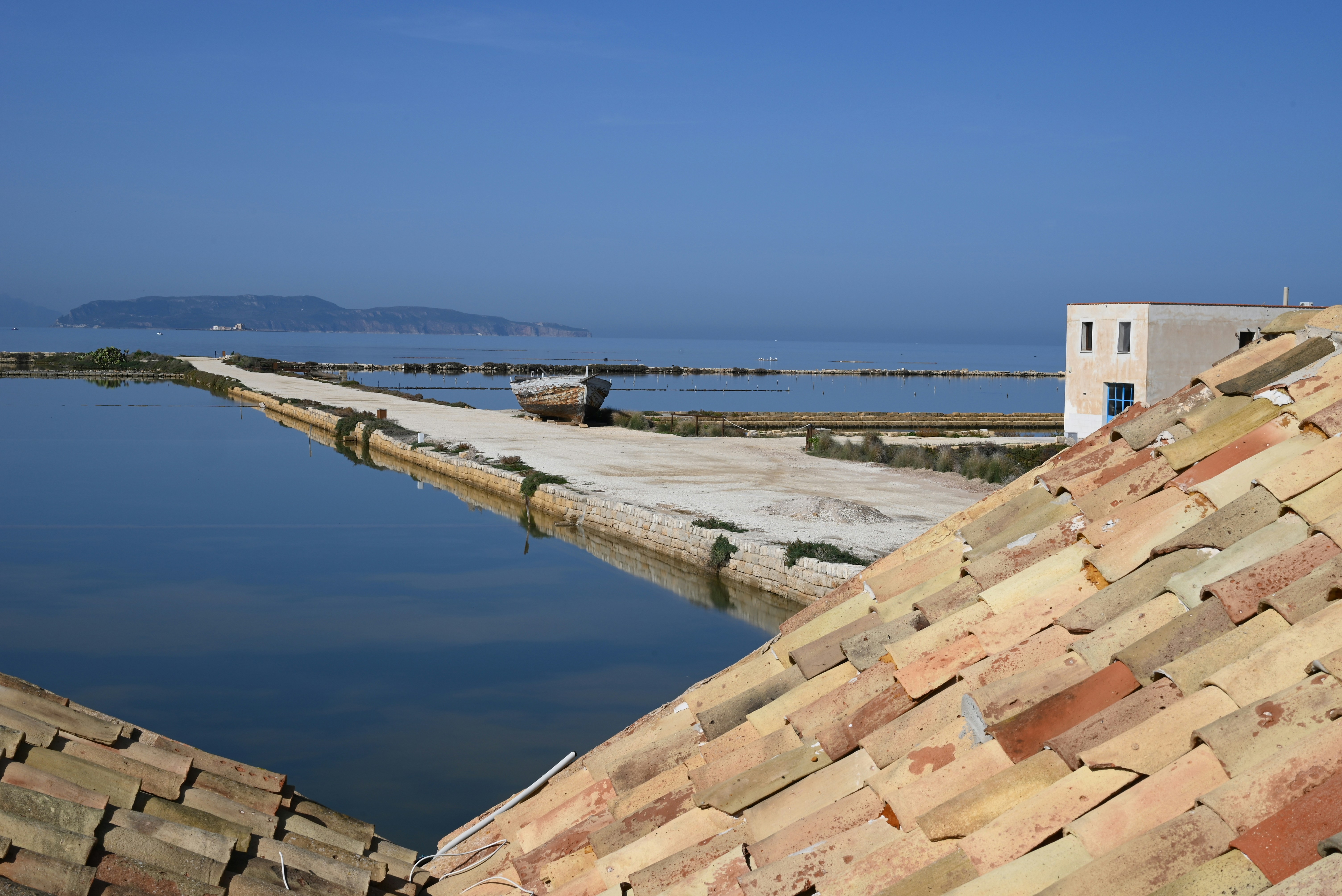 Salina in Nubia, near Trapani in Sicily