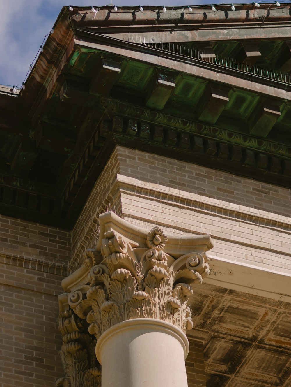 a large building with a large archway