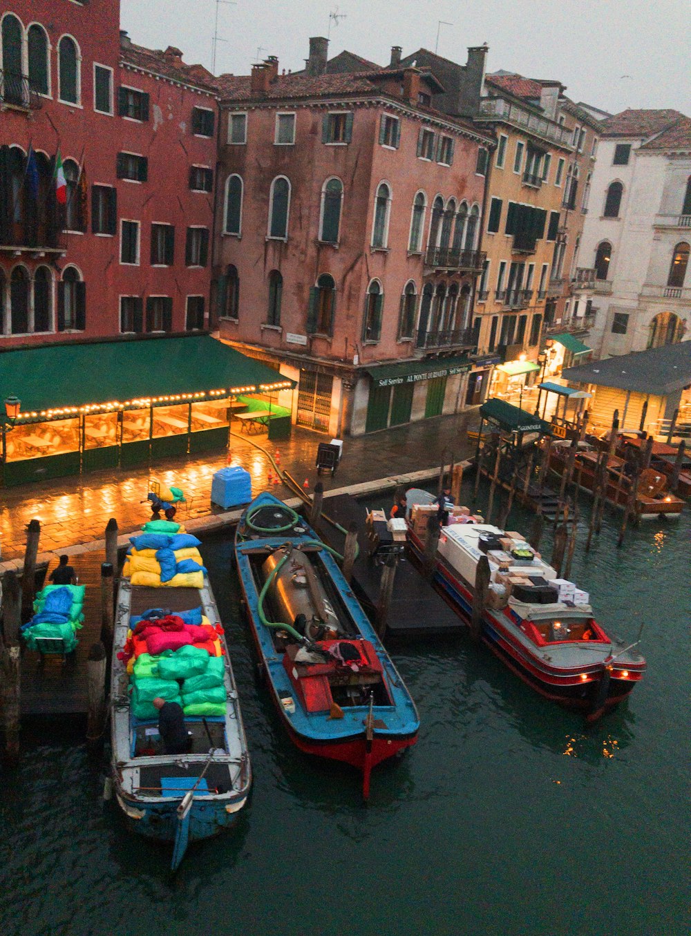 boats in a canal