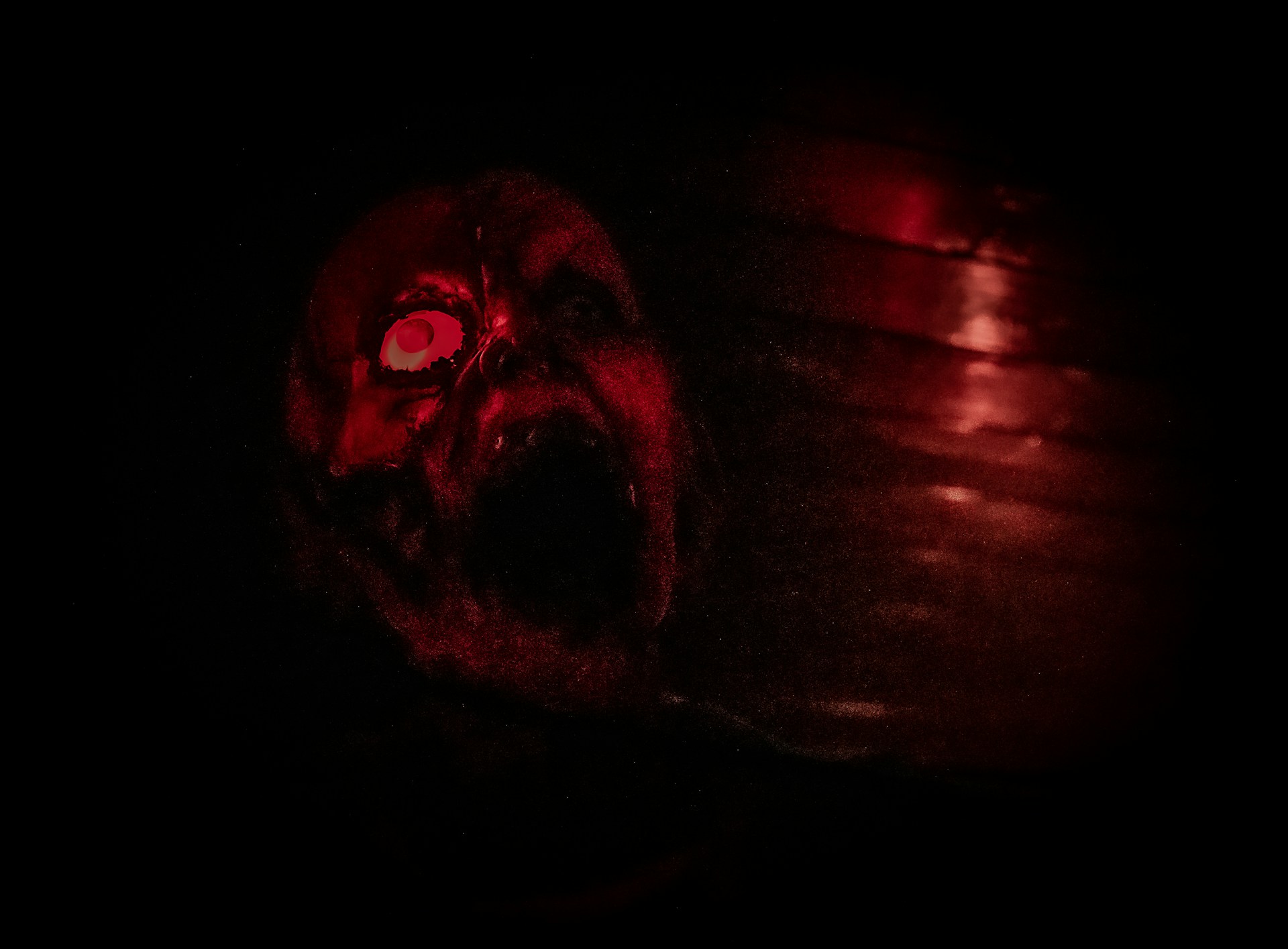 a person with a mask