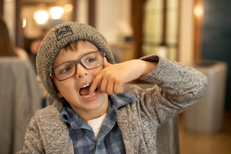 a person with glasses
