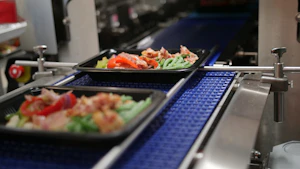 Weeknight meals portioned into prep containers