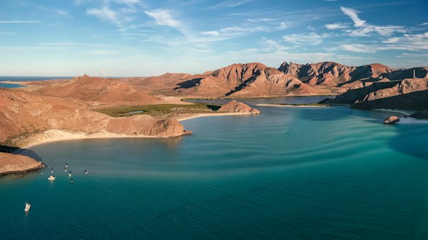 A body of water with mountains in the background — La Paz, Baja California, Mexico