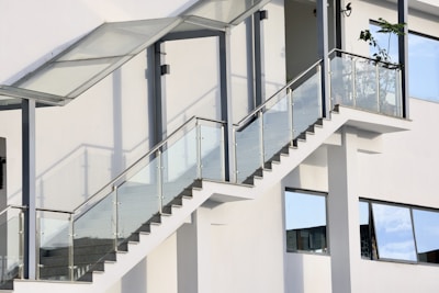a building with a staircase